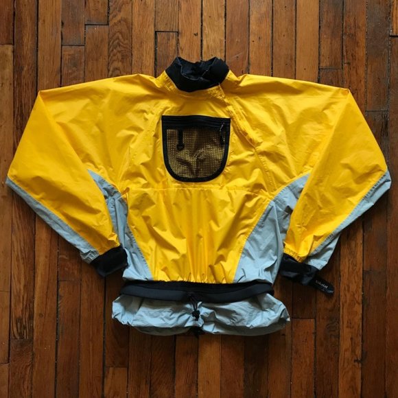 Kokatat Jackets & Coats Kokatat Goretex Waterproof Mens Yellow Grey